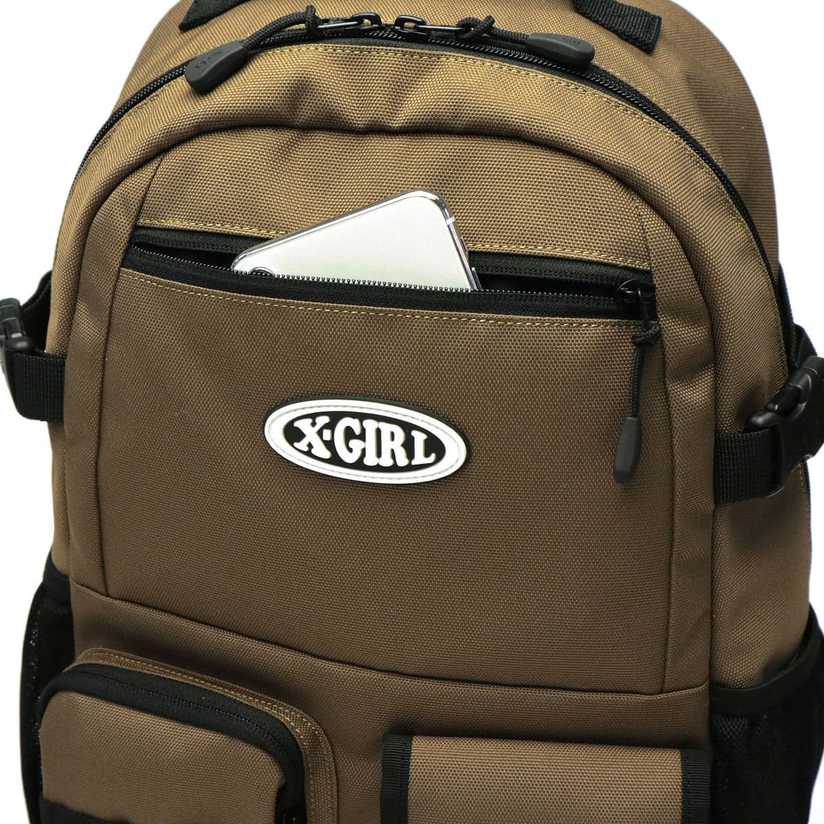 X-girl エックスガール MULTI POCKET BACKPACK リュック 20L X-girl エックスガール MULTI POCKET BACKPACK リュック 20L
