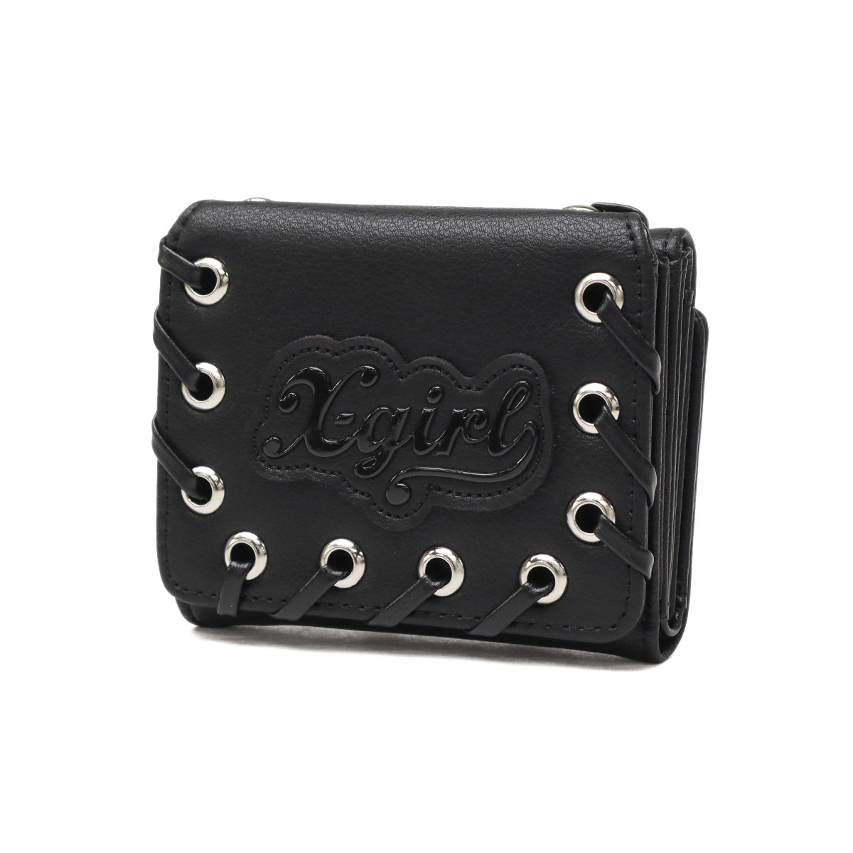セール30%OFF】 X-girl エックスガール PATCH WALLET 三つ折り財布