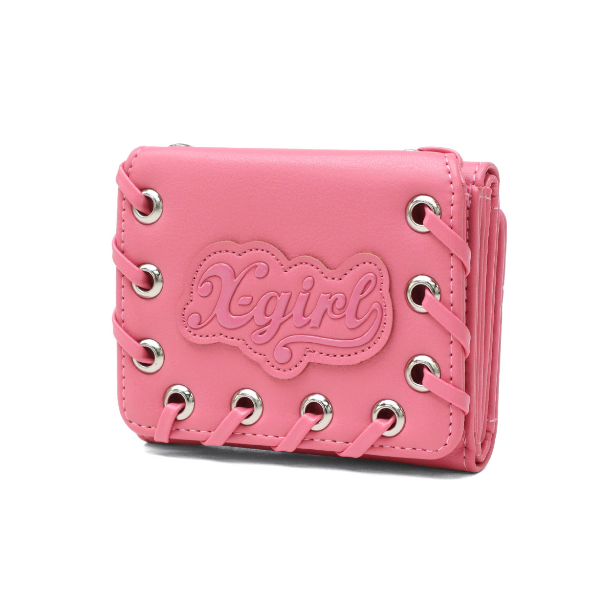 セール30%OFF】 X-girl エックスガール PATCH WALLET 三つ折り財布