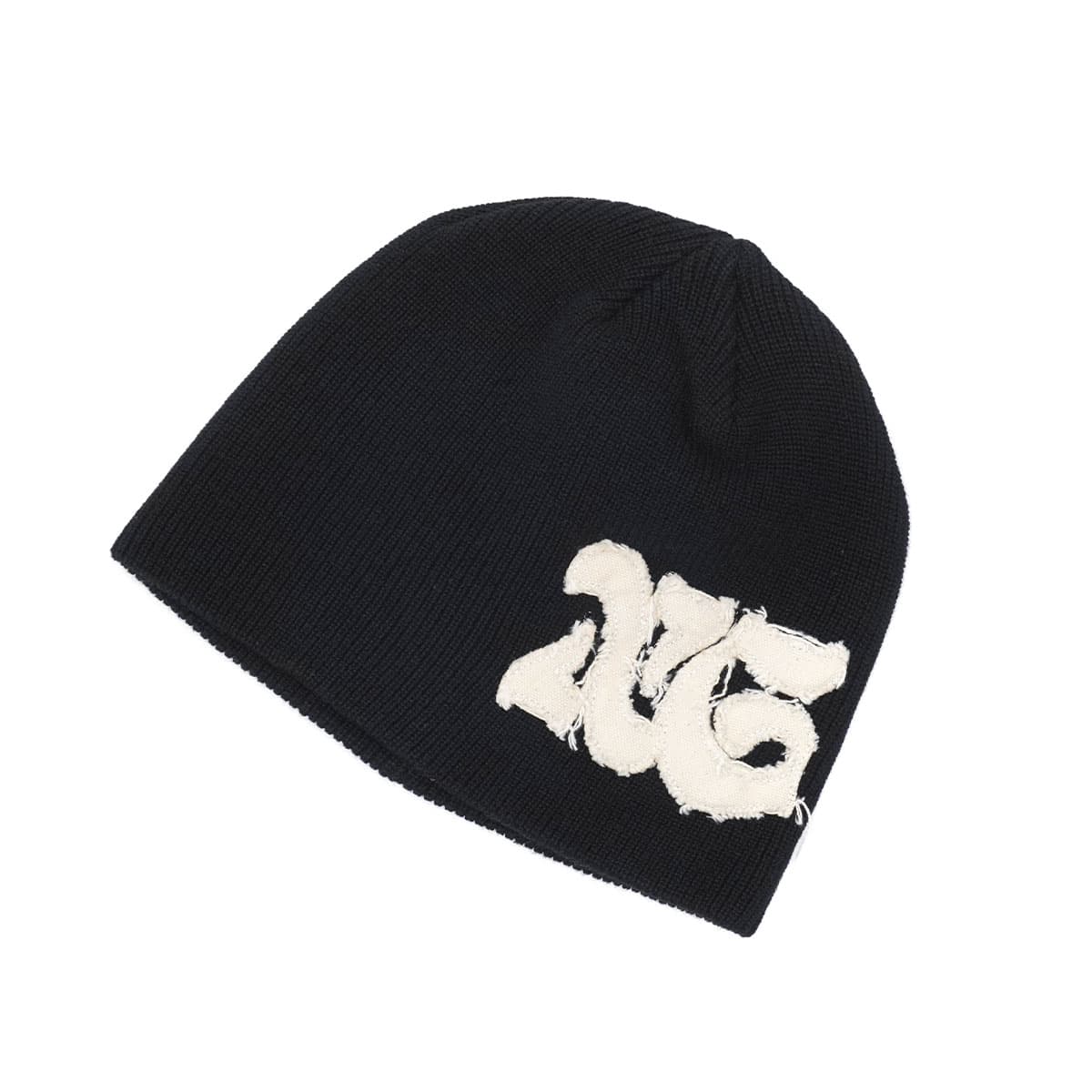 リサ着用Tell Me What You Want シリーズ ニット帽　完売品 X-girl エックスガール DISTRESSED LOGO PATCH BEANIE ニット帽