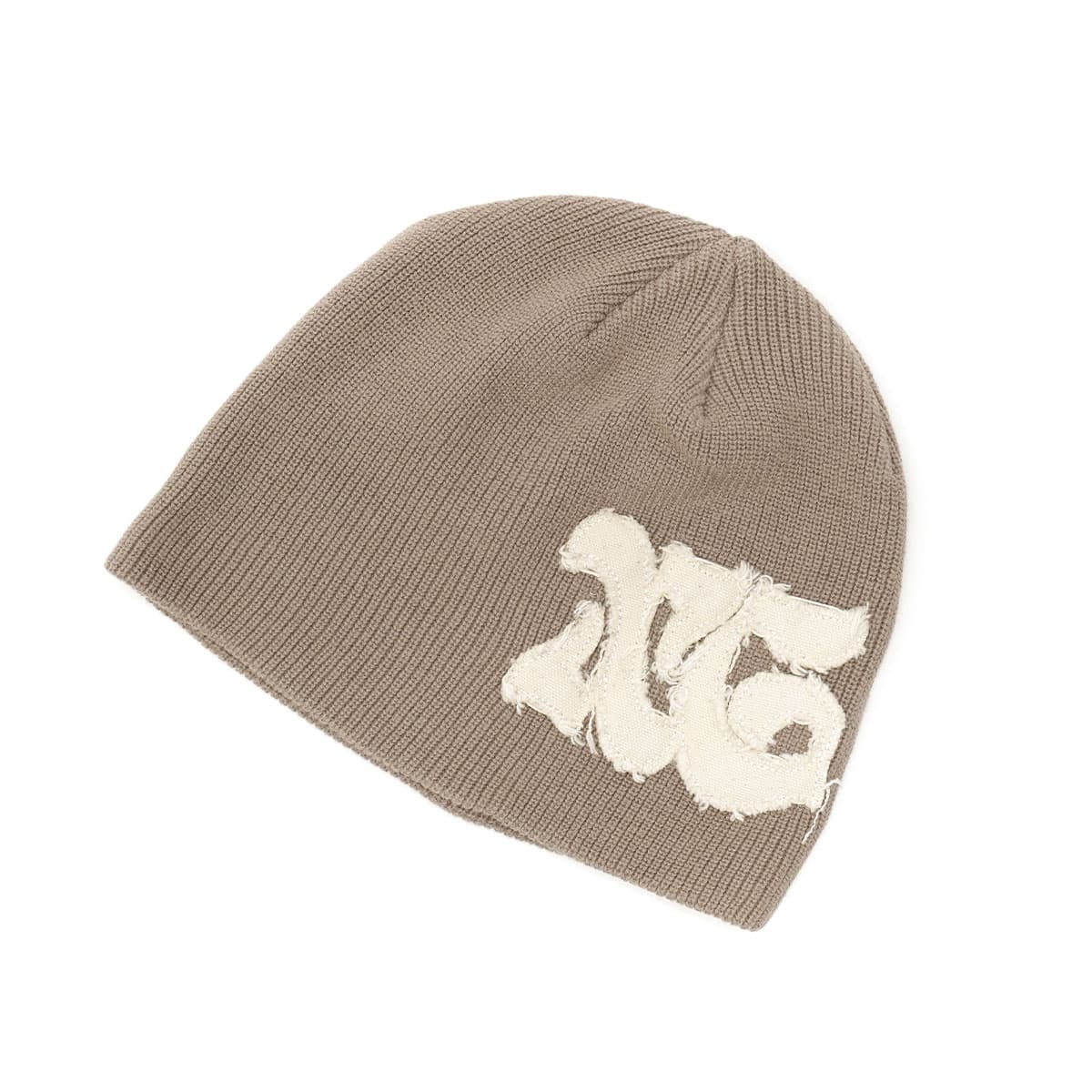 X-girl エックスガール DISTRESSED LOGO PATCH BEANIE ニット帽