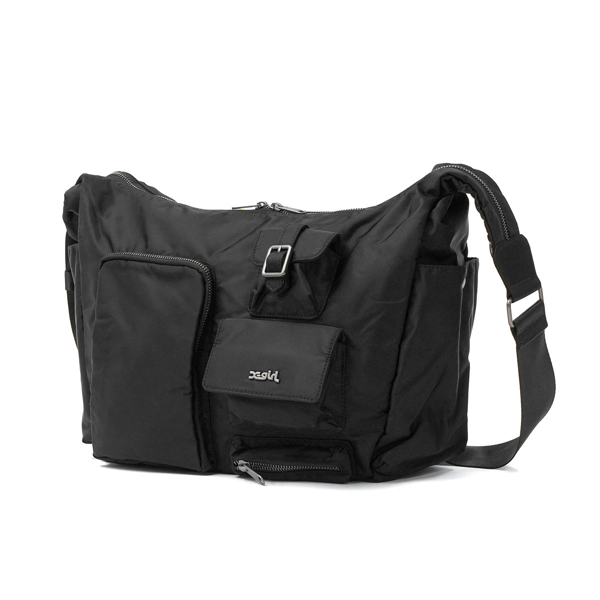セール30%OFF】 X-girl エックスガール MULTI POCKET SHOULDER BAG 