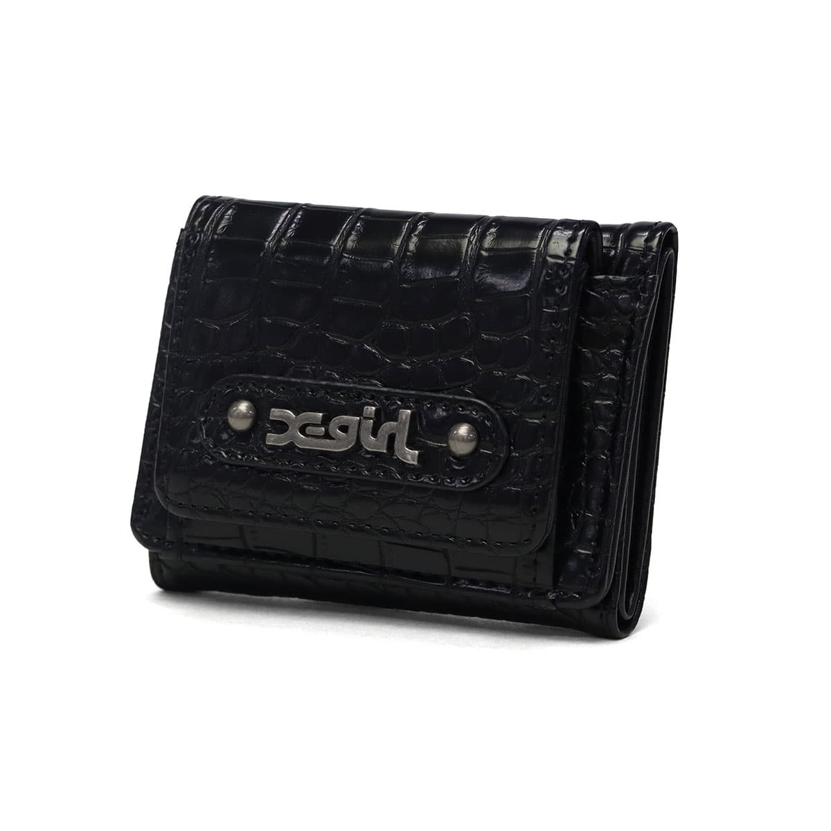 セール30%OFF】 X-girl エックスガール MILLS LOGO FAUX CROCO MINI