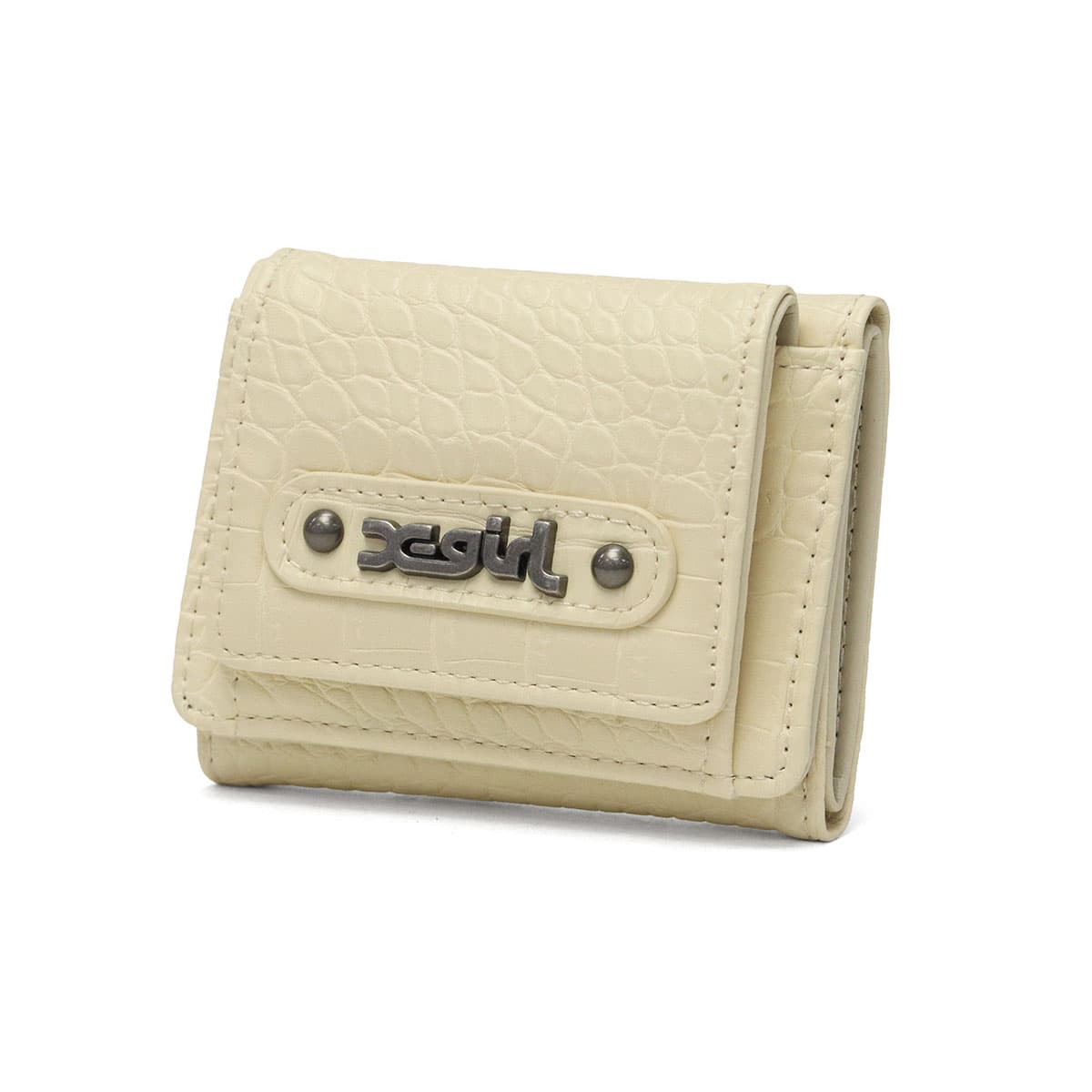 セール30%OFF】 X-girl エックスガール MILLS LOGO FAUX CROCO MINI