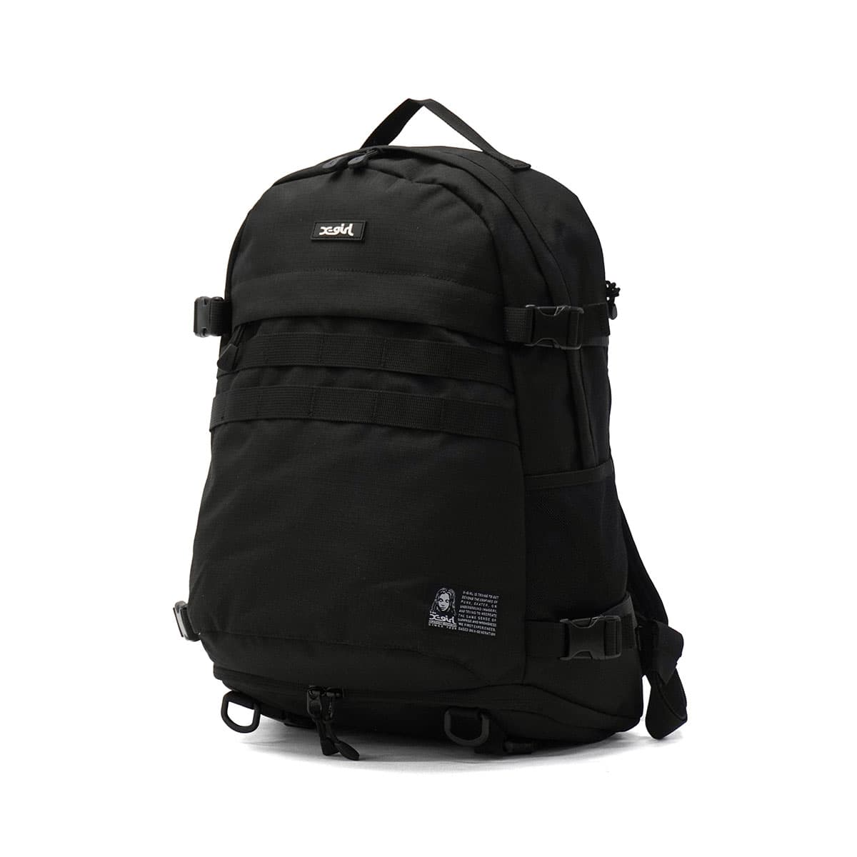 X-girl エックスガール FACE LABEL ADVENTURE BACKPACK リュック 30L