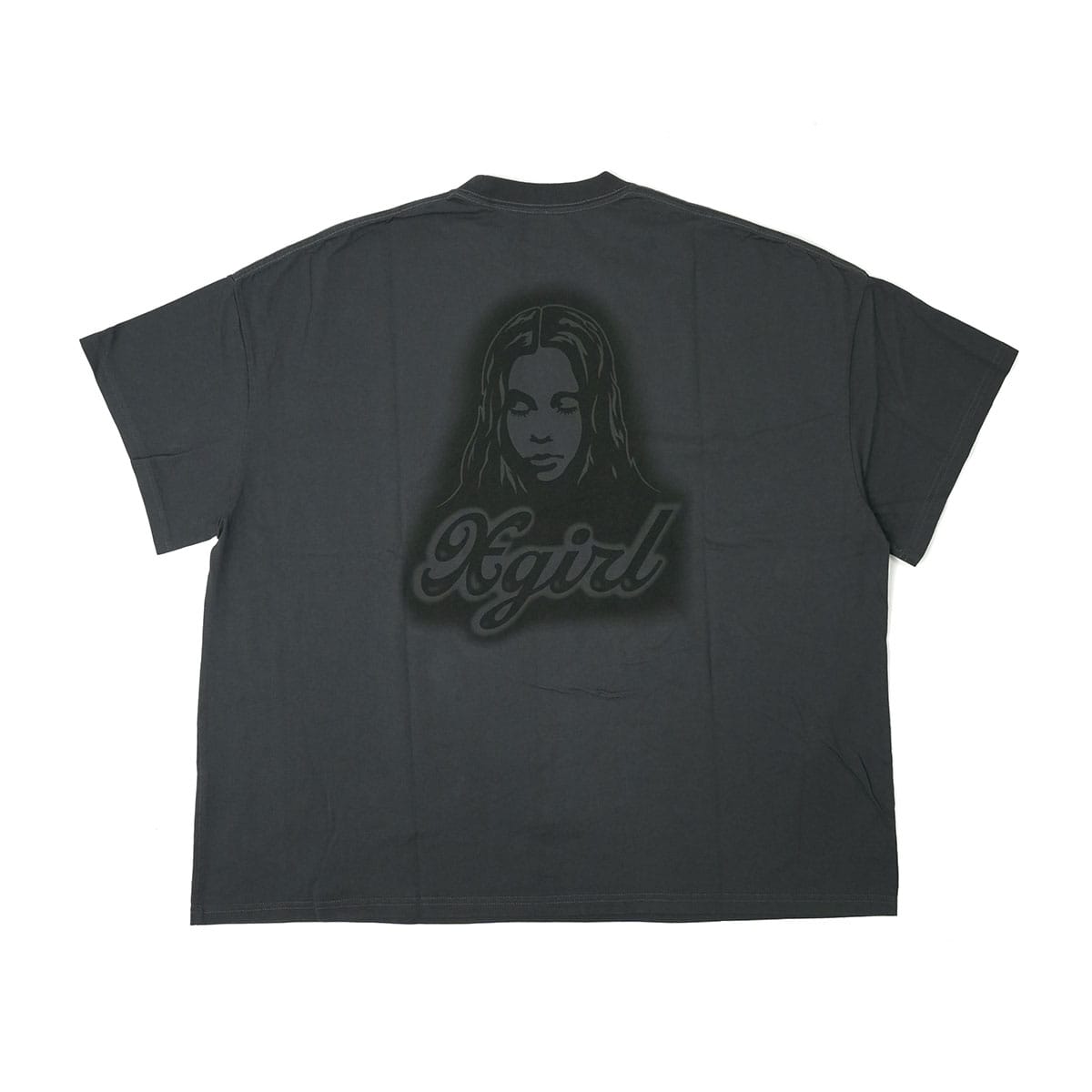 X-girl エックスガール SPRAY FACE S/S BIG TEE DRESS Tシャツ