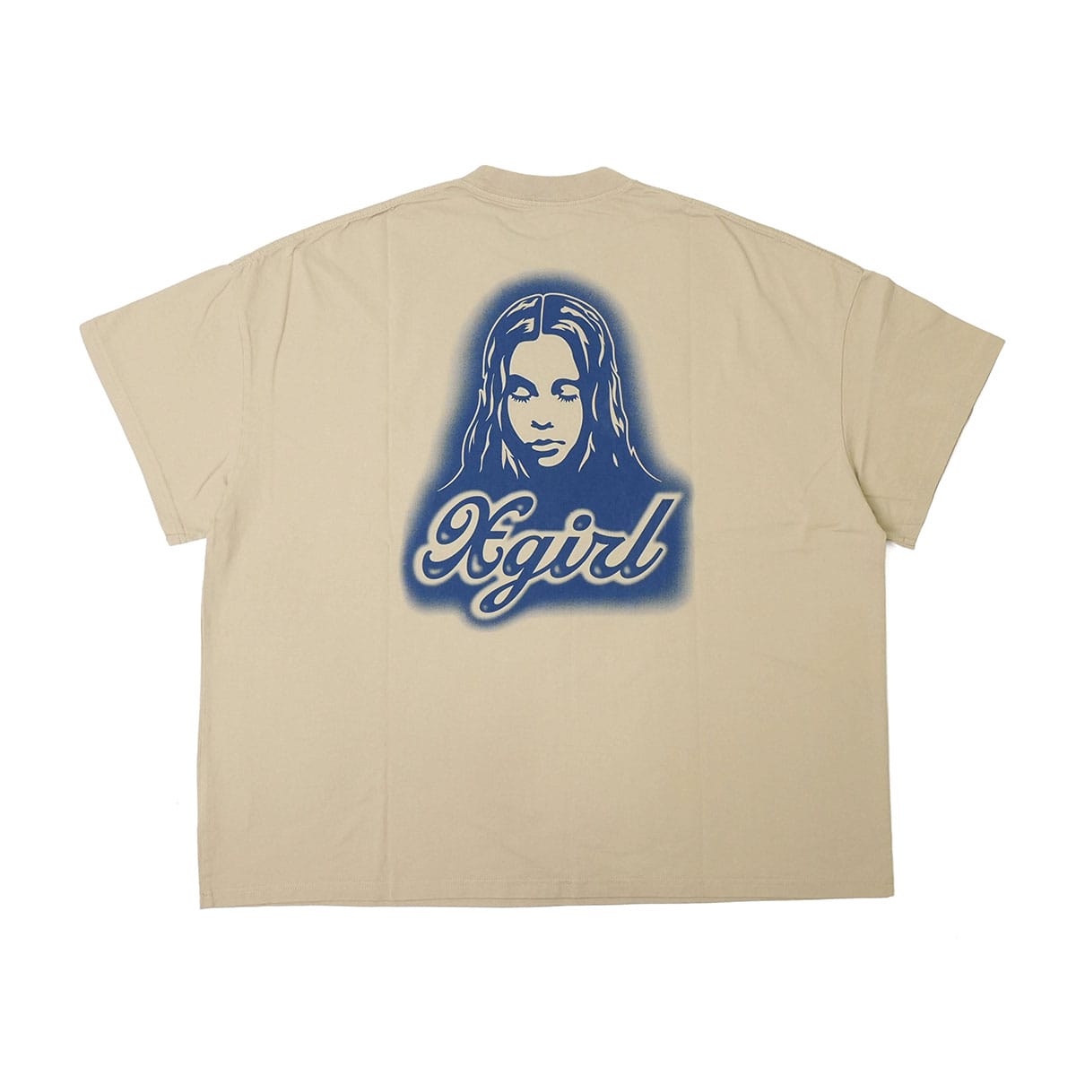 X-girl エックスガール SPRAY FACE S/S BIG TEE DRESS Tシャツ