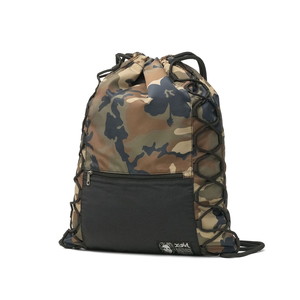 X-girl エックスガール FACE LABEL KNAPSACK ナップサック
