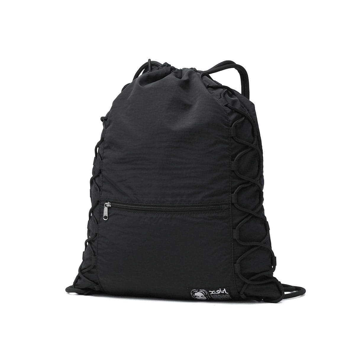 X-girl エックスガール FACE LABEL KNAPSACK ナップサック