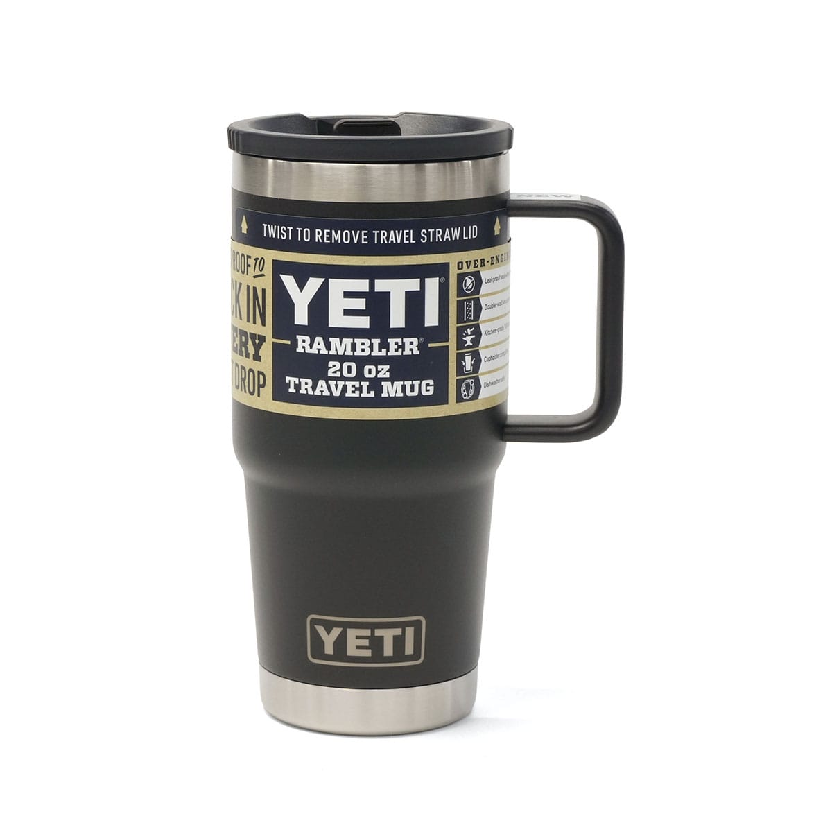 正規品5年保証】YETI イエティ ランブラー 20oz トラベルストローマグ