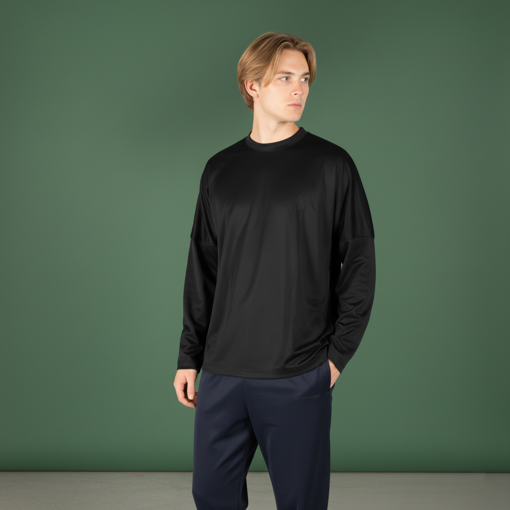 チャンピオン リカバリーウェア Tシャツ メンズ レディース Champion 疲労軽減 スポーツ 吸汗速乾 抗菌 防臭 一般医療機器 血行促進 長袖 長袖Tシャツ クルーネック ロングスリーブTシャツ 25FW C3-CS490