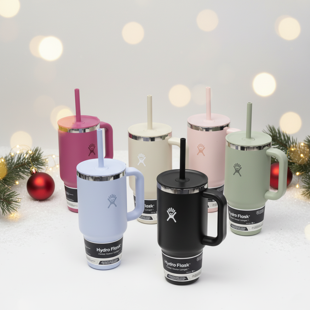 【正規品生涯保証】 ハイドロフラスク タンブラー 蓋付き 持ち運び ストロー付き こぼれない Hydro Flask タンブラー 水筒 32oz 食洗機対応 ストロー おしゃれ 真空 保冷 946ml 32 oz All Around Travel Tumbler 8901710