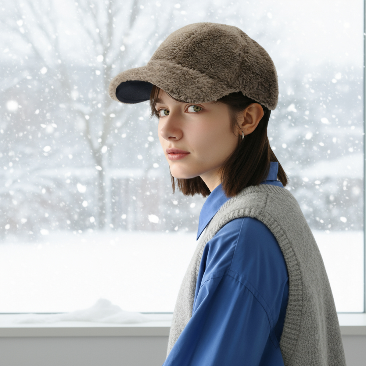 【正規取扱店】 NEW ERA キャップ レディース ブランド ニューエラ 秋冬 帽子 おしゃれ 無地 ロゴ 大人 カジュアル アジャスター サイズ調節 かわいい シンプル ミンクフリース もこもこ ボア 9TWENTY Mink Fleece