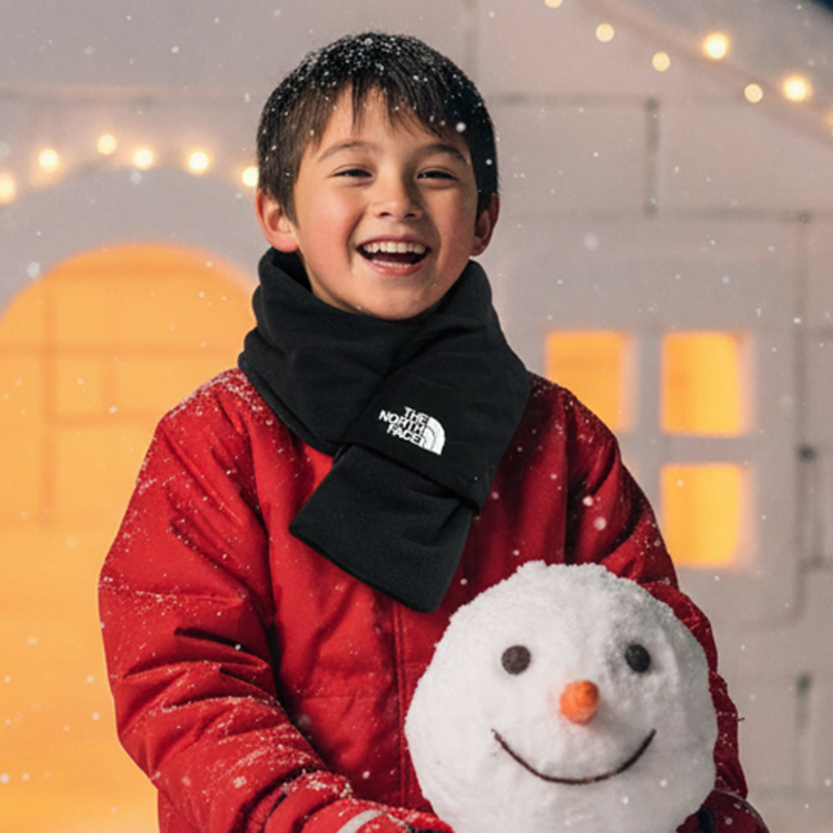 【日本正規品】 ザ・ノース・フェイス マフラー メンズ レディース プレゼント THE NORTH FACE 暖かい ブランド キッズ 子ども フリース 男の子 女の子 キャンベルフリースマフラー Kids' Camp-bell Fleece Muffler NNJ72511