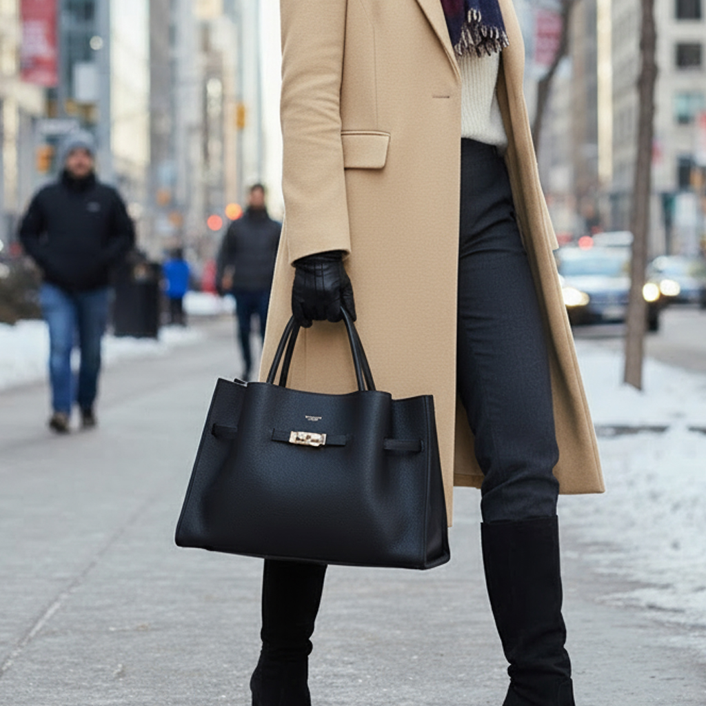 【正規品】 ヴィオラドーロ トートバッグ レディース 大きめ ブランド VIOLAd'ORO バッグ 通勤 軽量 横 B5 肩掛け 本革 日本製 上品 旅行 TRERO イタリアンWフェイスレザートートバッグ Lサイズ V-1497