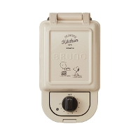 【正規取扱店】BRUNO ブルーノ PEANUTS ピーナッツ ホットサンドメーカー シングル BOE068