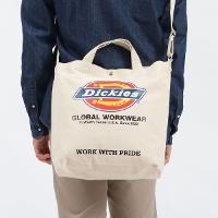 Dickies fBbL[Y LOGO TC CANVAS 2WAY SHOULDER BAG g[gobO 12L 16826400