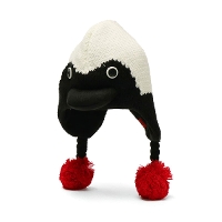 【日本正規品】CHUMS チャムス Kid's Booby Bird Animal Knit Cap ニット帽 CH25-1052