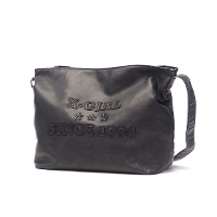 X-girl GbNXK[ PATCHED LOGO FAUX LEATHER SHOULDER BAG V_[obO 105244053001