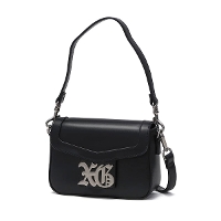 X-girl GbNXK[ OLD ENGLISH LOGO BUCKLE 2WAY FAUX LEATHER BAG nhobO 105244053005