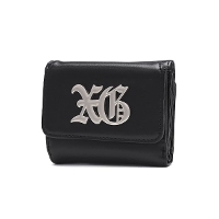 X-girl GbNXK[ ENGLISH LOGO BUCKLE FAUX LEATHER MINI WALLET O܂z 105244054006