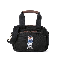 RLX RALPH LAUREN Cardigan Bear Series Mini Boston 2WAY�{�X�g���o�b�O RLZ019B