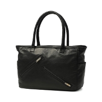 Porter Classic �|�[�^�[�N���V�b�N RIDERS LEATHER TOTE BAG M W SILVER ZIPPER PC-017-3697