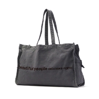beautiful people �r���[�e�B�t���s�[�v�� brushed logo leisure bag �g�[�g�o�b�O 611946
