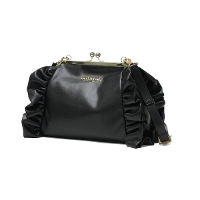 MILKFED. �~���N�t�F�h KISS LOCK RUFFLE BAG �V�����_�[�o�b�O 103261053007