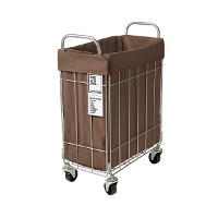 BRID �u���b�h WIRE ARTS & PRO.FOLDING laundry SQUARE BASKET WITH CASTER 28L �����h���[�o�X�P�b�g 003269