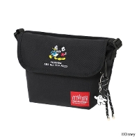 �y���{���K�i�z Manhattan Portage �}���n�b�^���|�[�e�[�W ���b�Z���W���[�o�b�O MICKEY 26 NYLON MESSENGER BAG (XS) BACK POCKET W/ DIVIDER MAGNET ���胂�f�� MP1603BPDMGNTMIC26MD