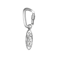 �y���[���ւő��������zX-girl �G�b�N�X�K�[�� OVAL LOGO CARABINER �L�[�z���_�[ 105263054006