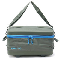 【日本正規品】KELTY クーラーボックス ケルティ クーラーバッグ フォールディング・クーラー・スモール FOLDING COOLER SMALL 17L 小型 テーブル 折りたたみ キャンプ アウトドア スポーツ クージー付き A24668516